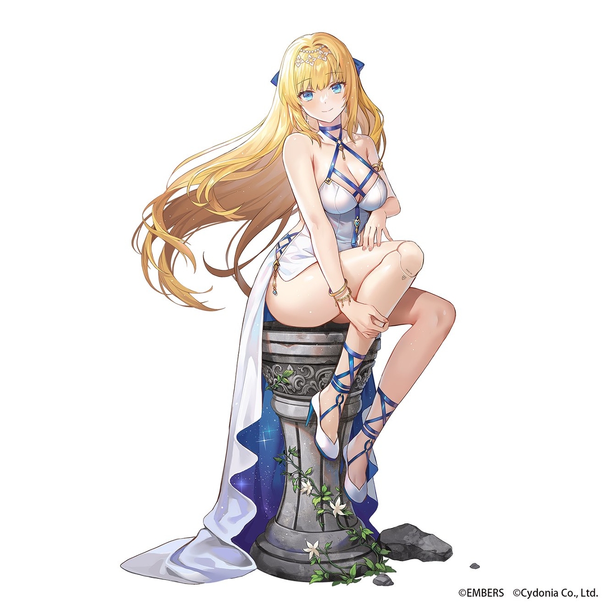 This is a pixiv picture whose title is 仕事イラスト <オーロラの女神>.