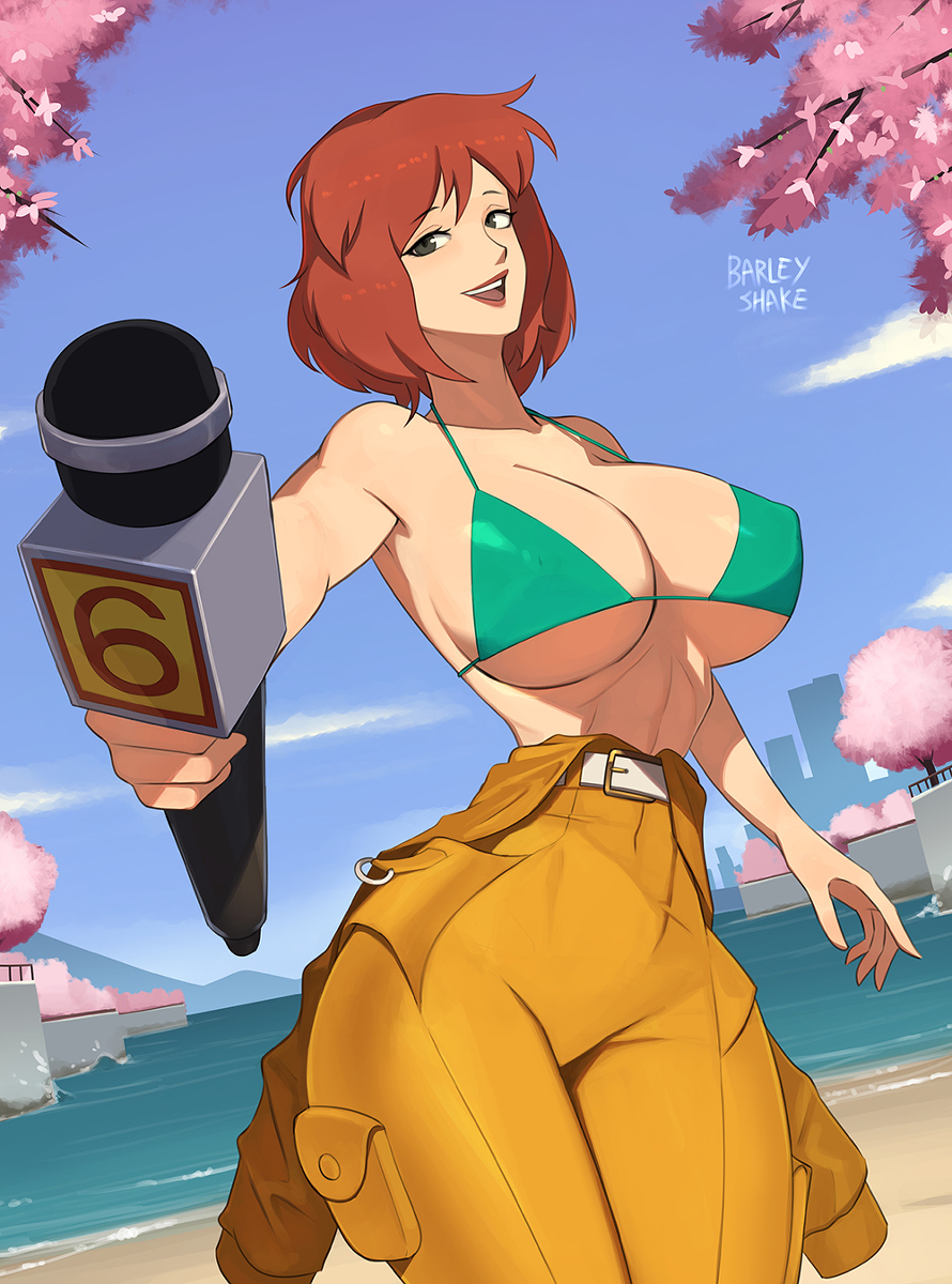 This is a pixiv picture whose title is April O'Neil.
