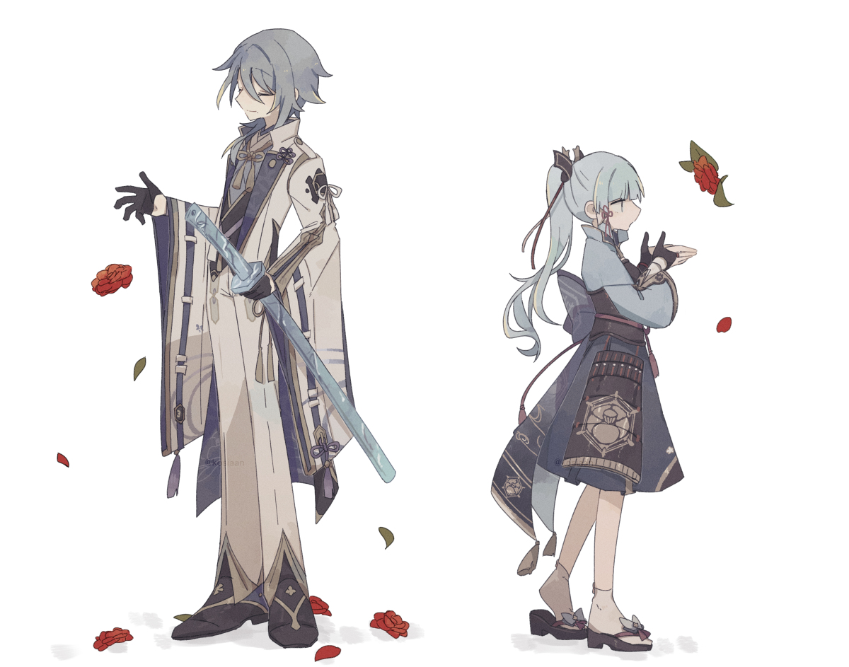 This is a pixiv picture whose title is 落ち椿.