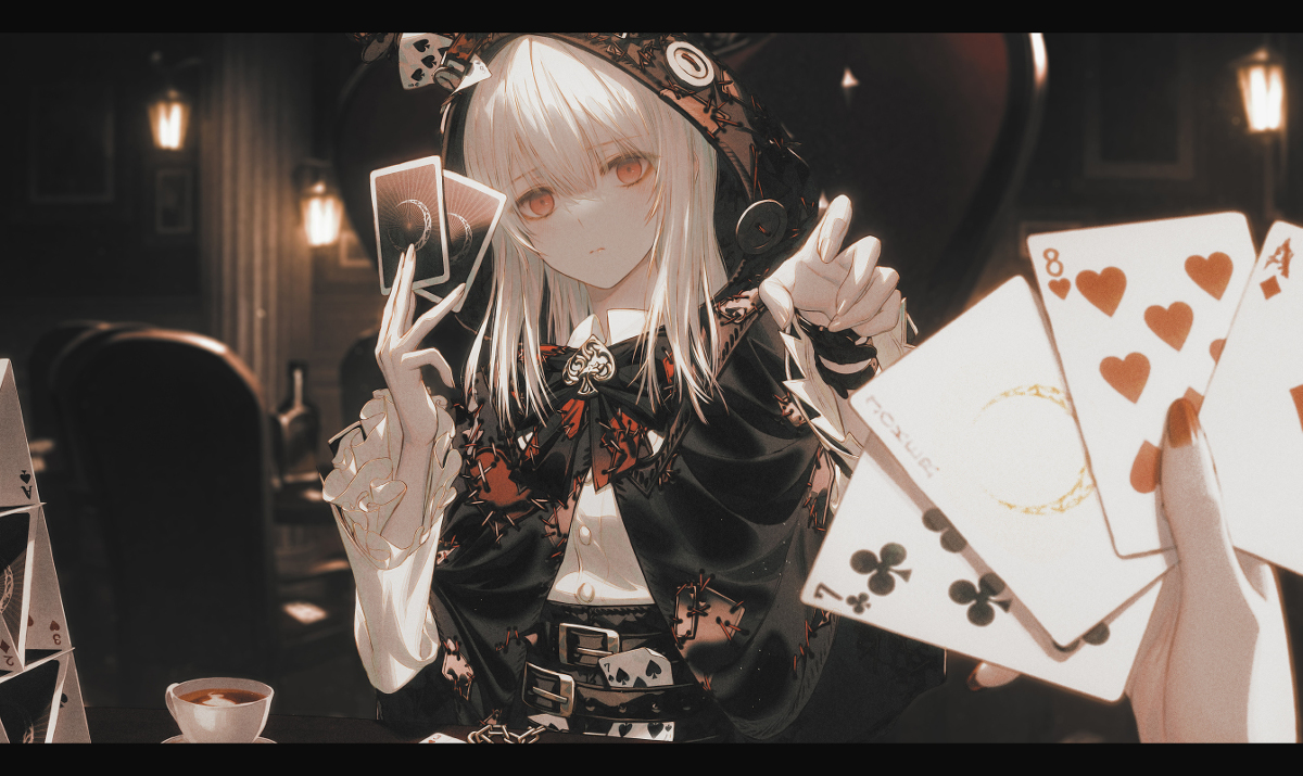 This is a pixiv picture whose title is ♠️.