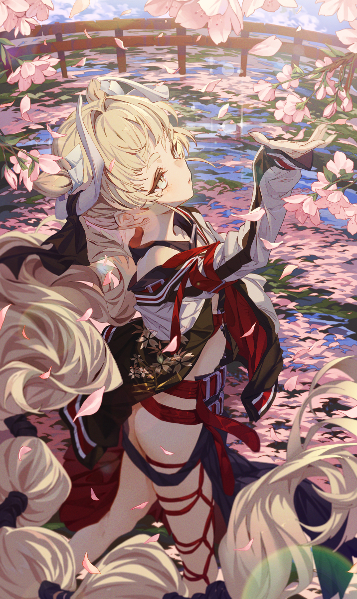 This is a pixiv picture whose title is 桜の花.
