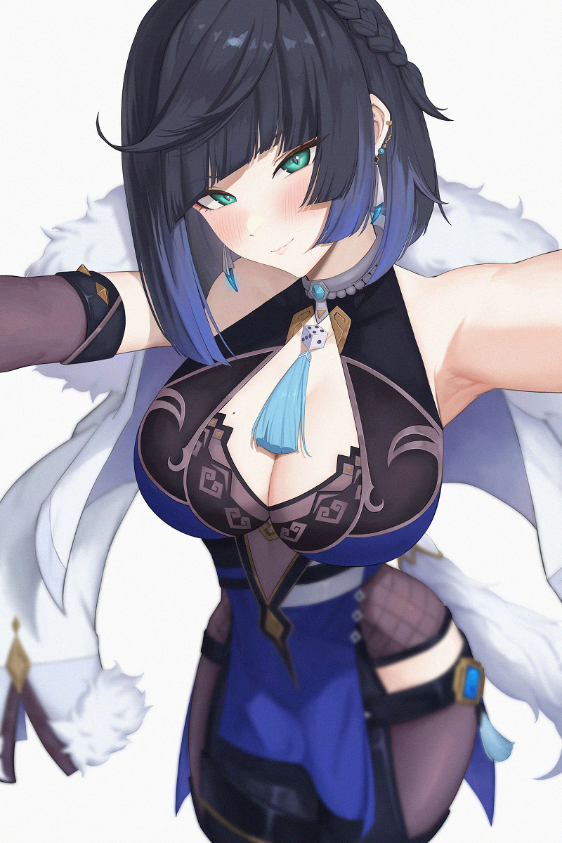 This is a pixiv picture whose title is Yelan.