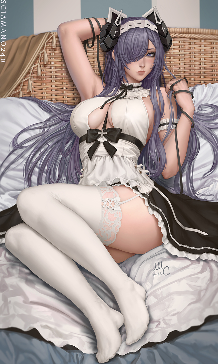 This is a pixiv picture whose title is August Von Parseval - Azur Lane.