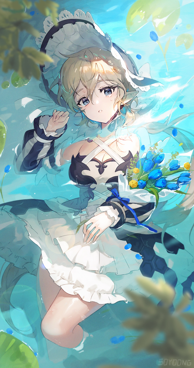 This is a pixiv picture whose title is 水.