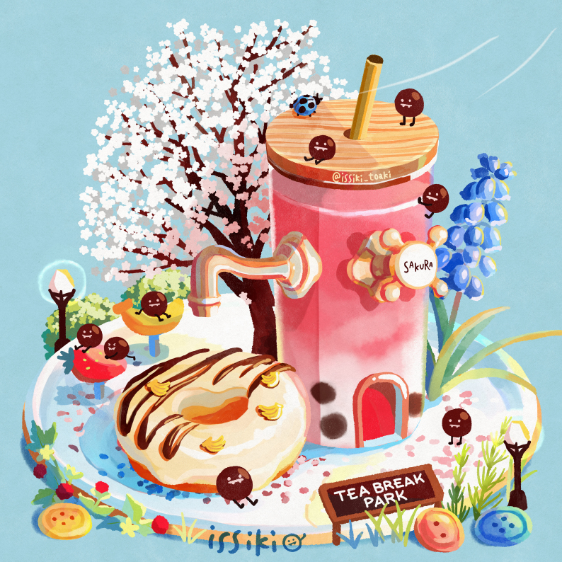 This is a pixiv picture whose title is ティーブレイク・パーク.