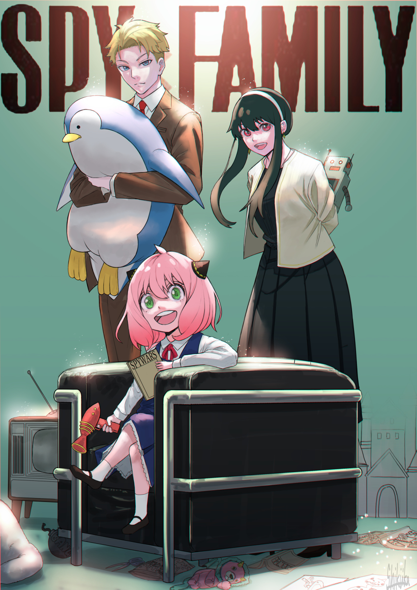 This is a pixiv picture whose title is SPY×FAMILY.