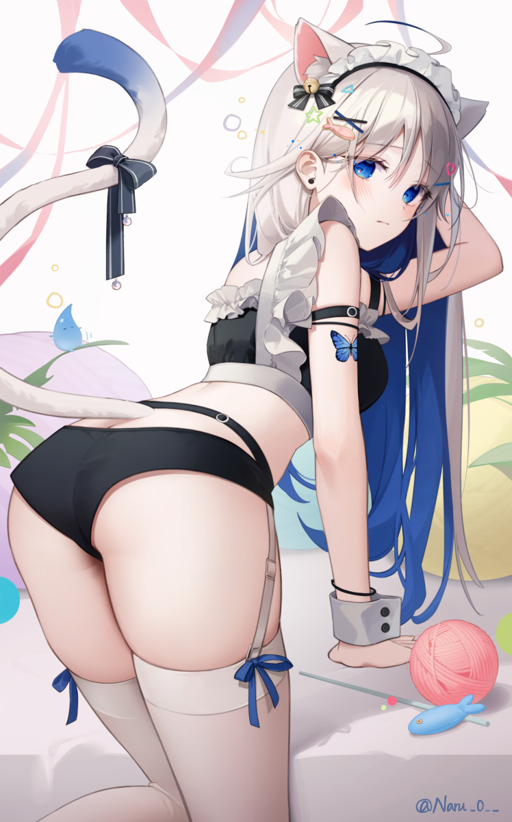 This is a pixiv picture whose title is Fluffy cat girl.