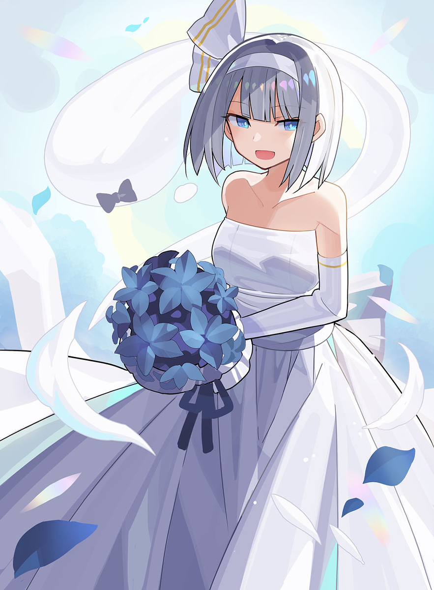 This is a pixiv picture whose title is 嫁妖夢.