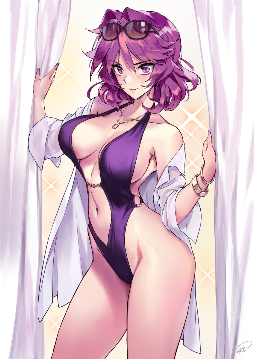 This is a pixiv picture whose title is 奥戸羽スミレさん.