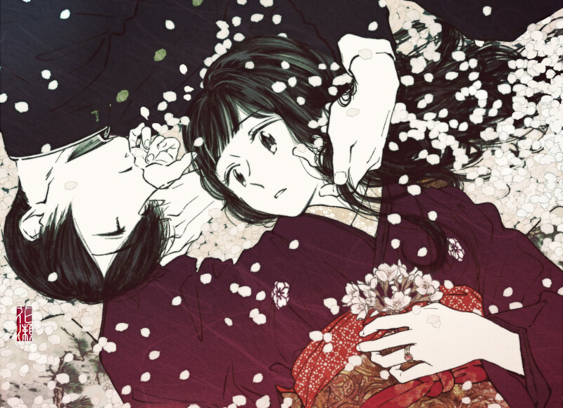 This is a pixiv picture whose title is 弟の婚約者.