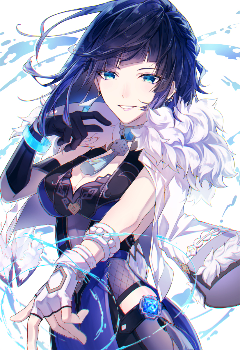 This is a pixiv picture whose title is 夜蘭.