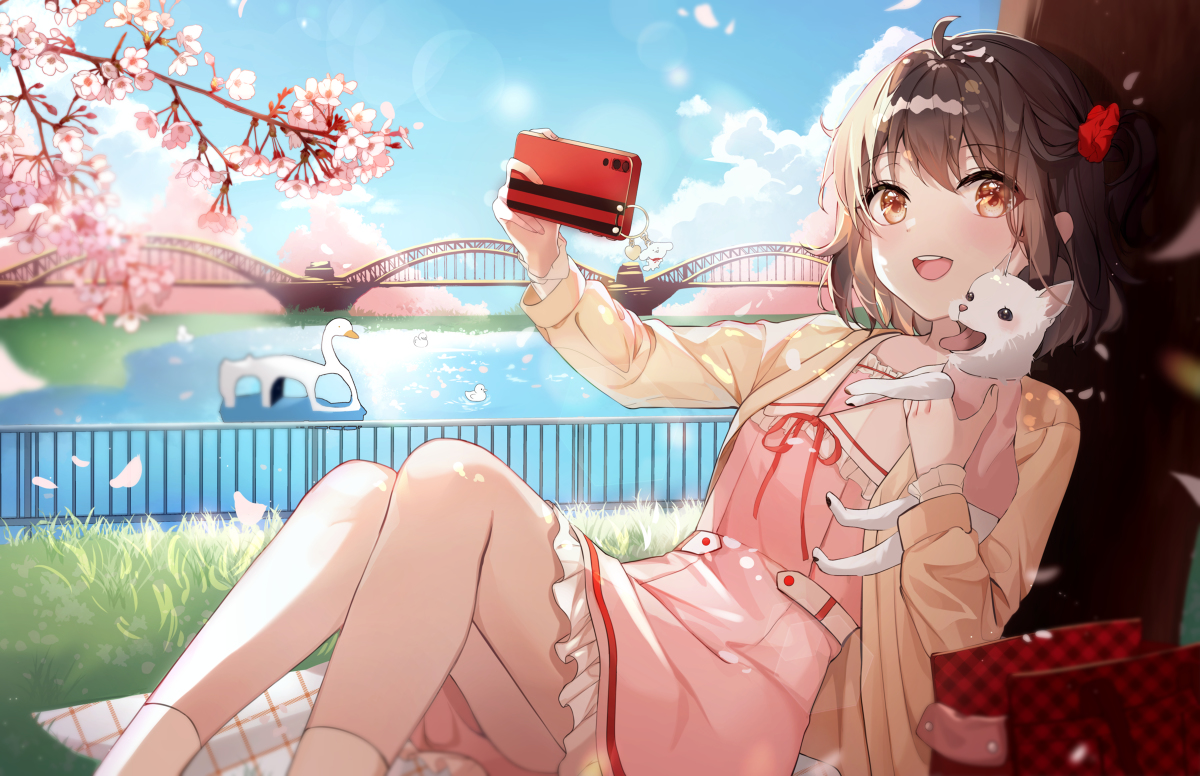 This is a pixiv picture whose title is 桜.