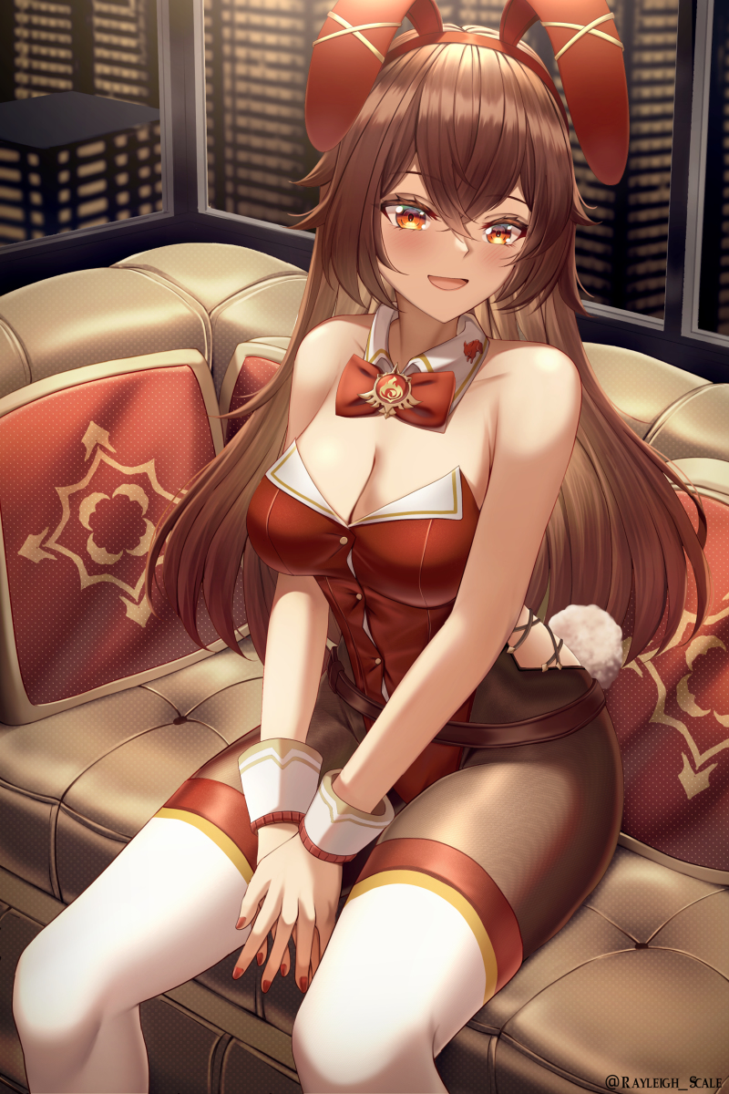 This is a pixiv picture whose title is アンバー(原神).