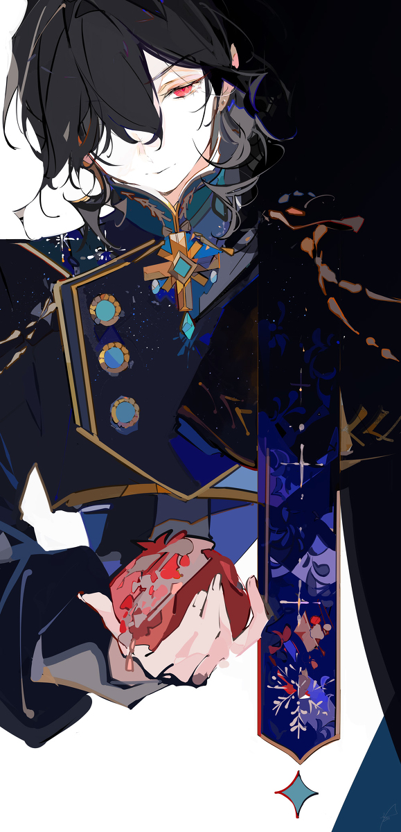 This is a pixiv picture whose title is ♩.