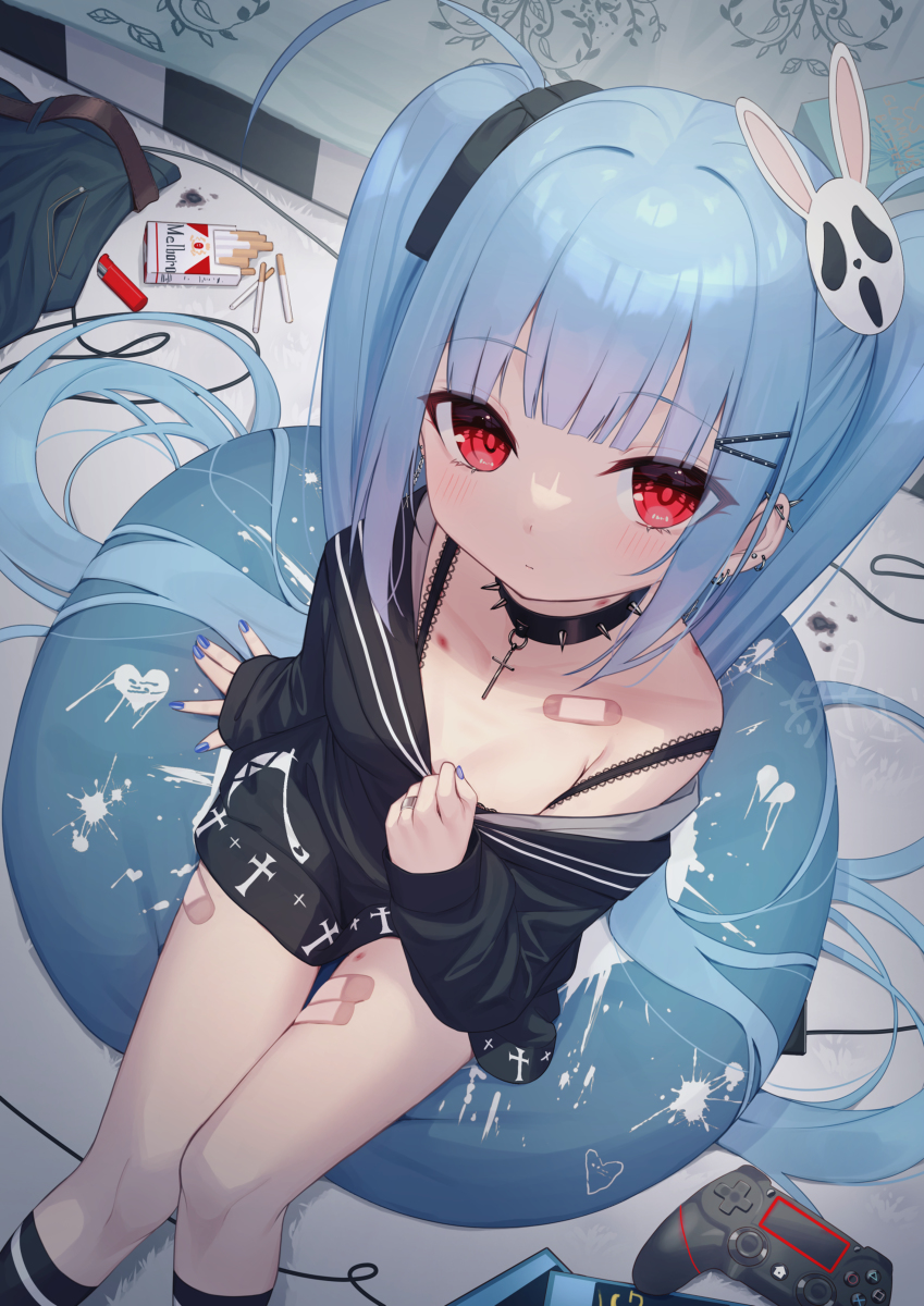 This is a pixiv picture whose title is 「今日もするの…？」.