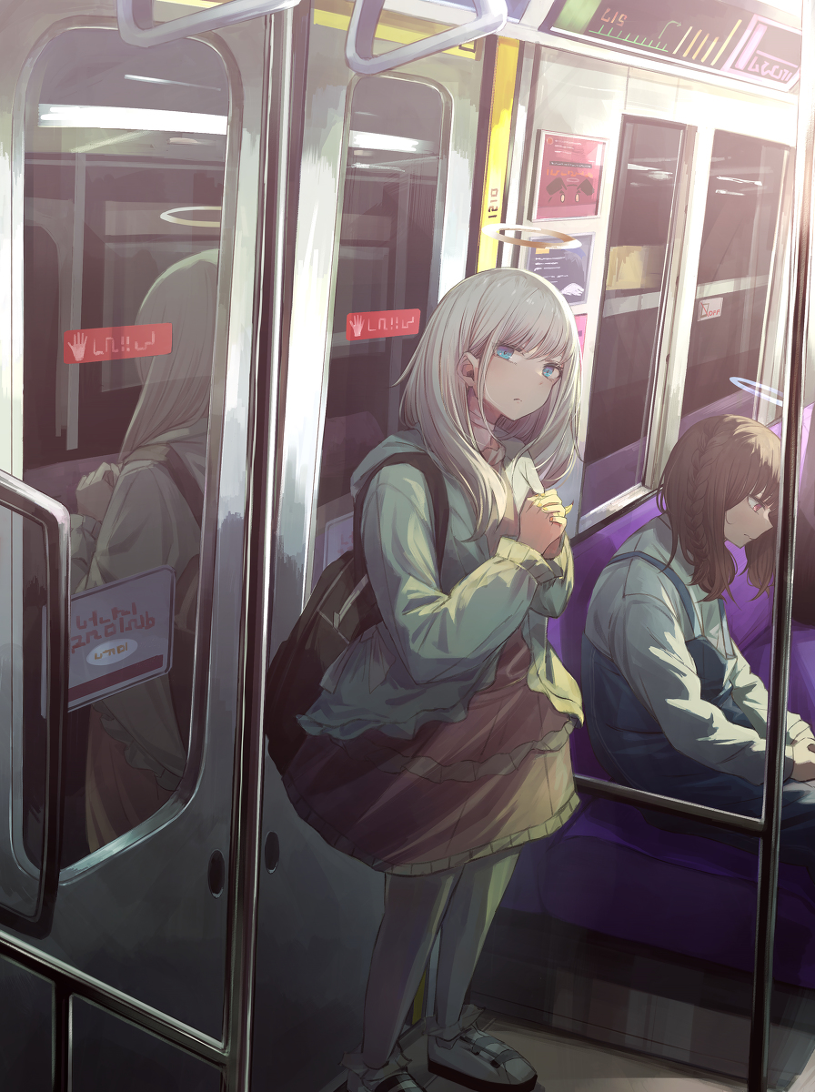 This is a pixiv picture whose title is for heaven.