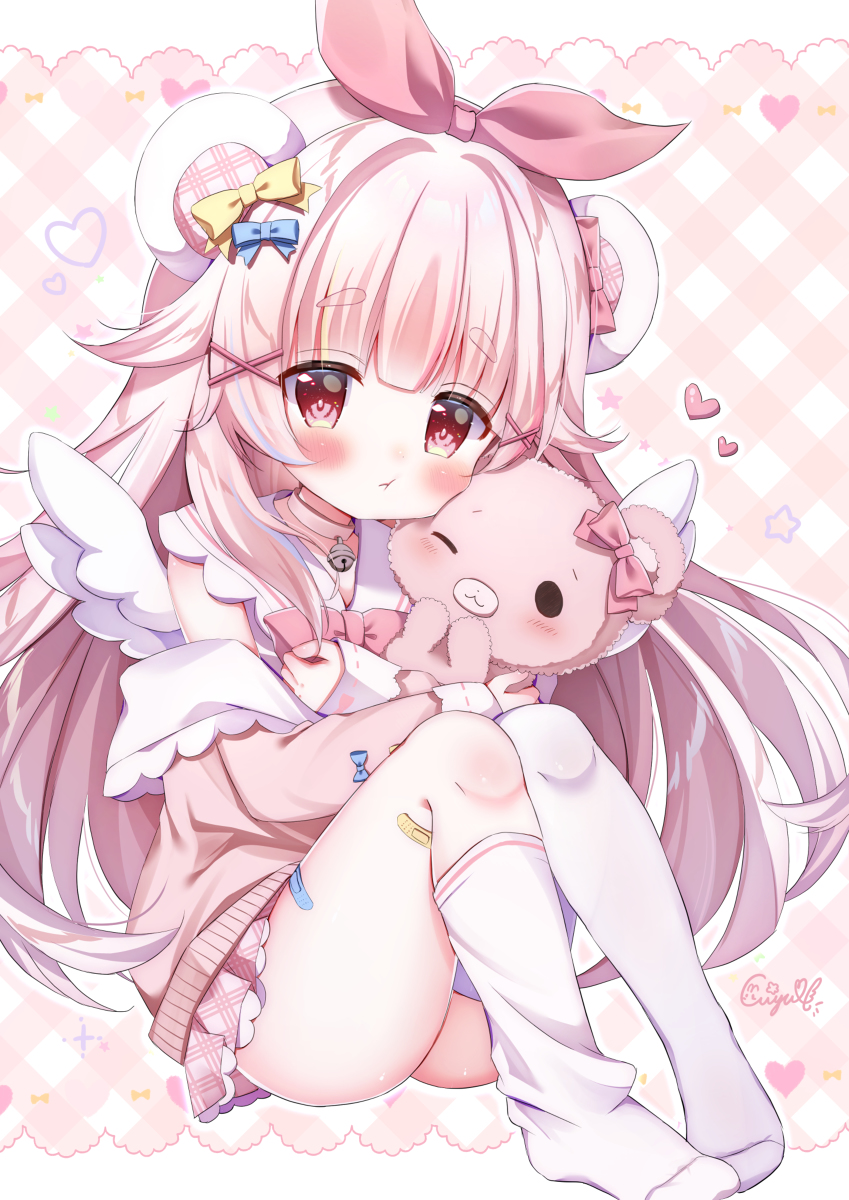 This is a pixiv picture whose title is 🐻🎀.