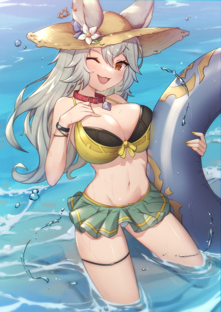 This is a pixiv picture whose title is 🏊‍♀️.