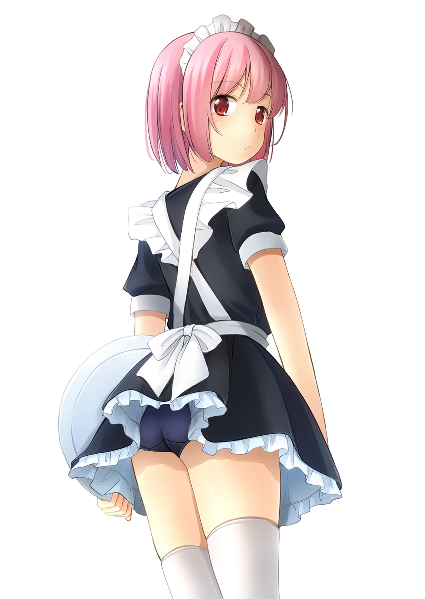 This is a pixiv picture whose title is スク水ですが何か？.