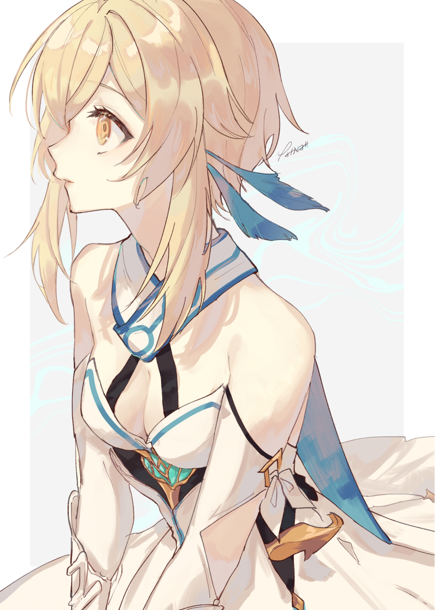 This is a pixiv picture whose title is 旅人.