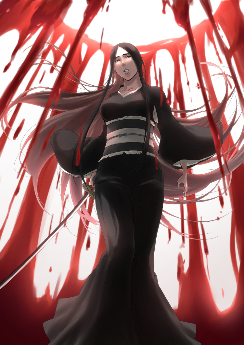 This is a pixiv picture whose title is “死剣”.