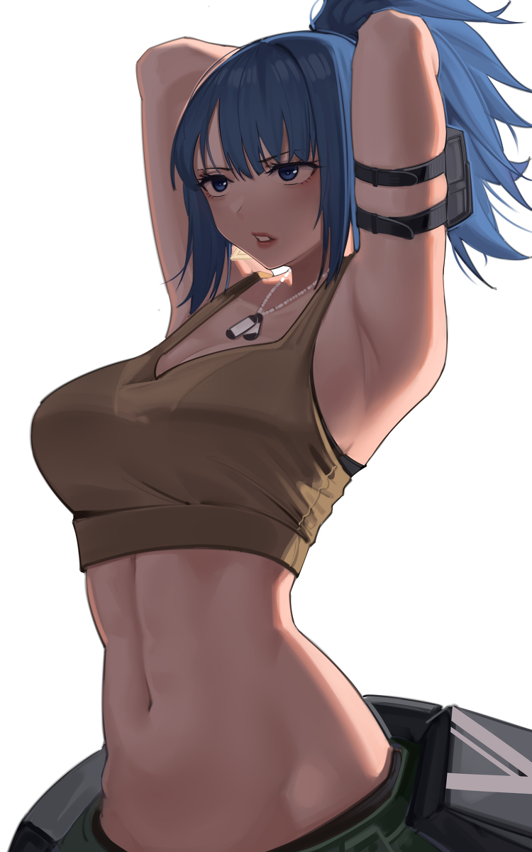 This is a pixiv picture whose title is Leona Heidern.