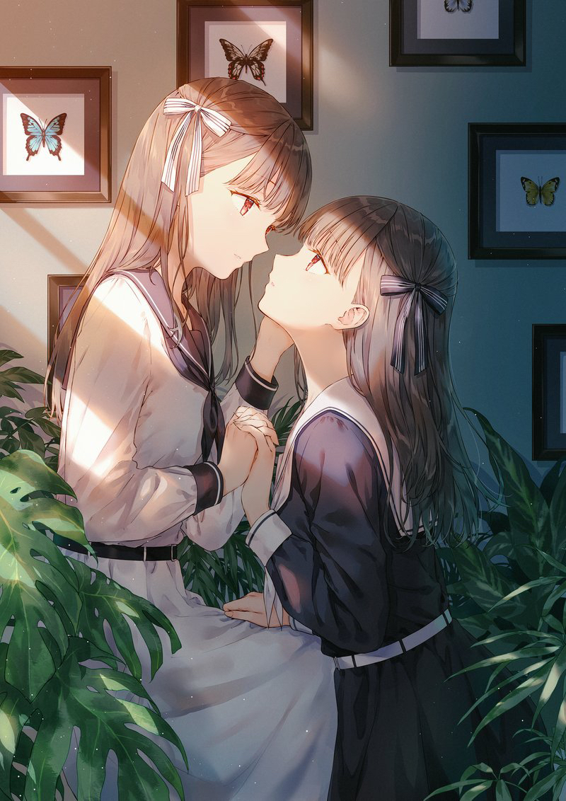 This is a pixiv picture whose title is Affection.