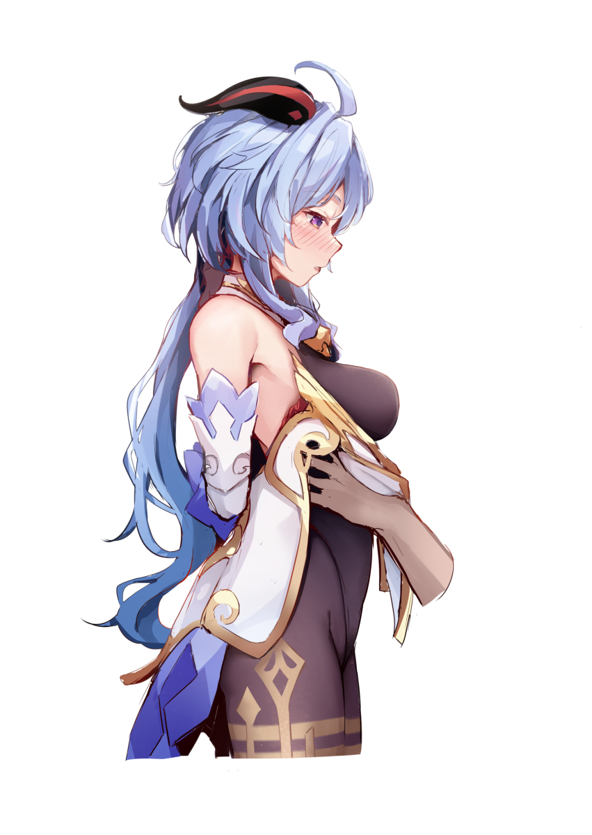 This is a pixiv picture whose title is 甘雨.