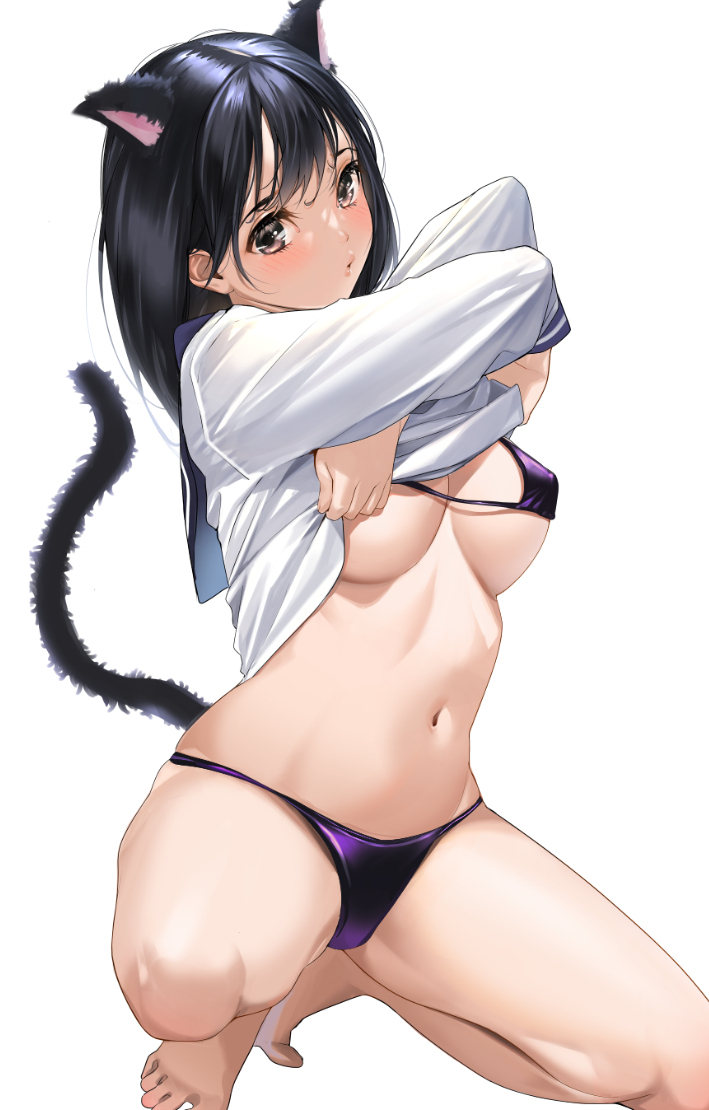 This is a pixiv picture whose title is ねこみみ.