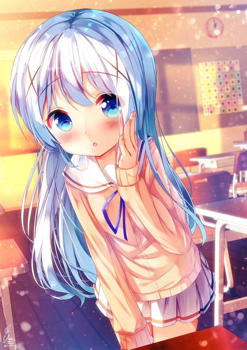 This is a pixiv picture whose title is 今日、家行ってもいいですか？.