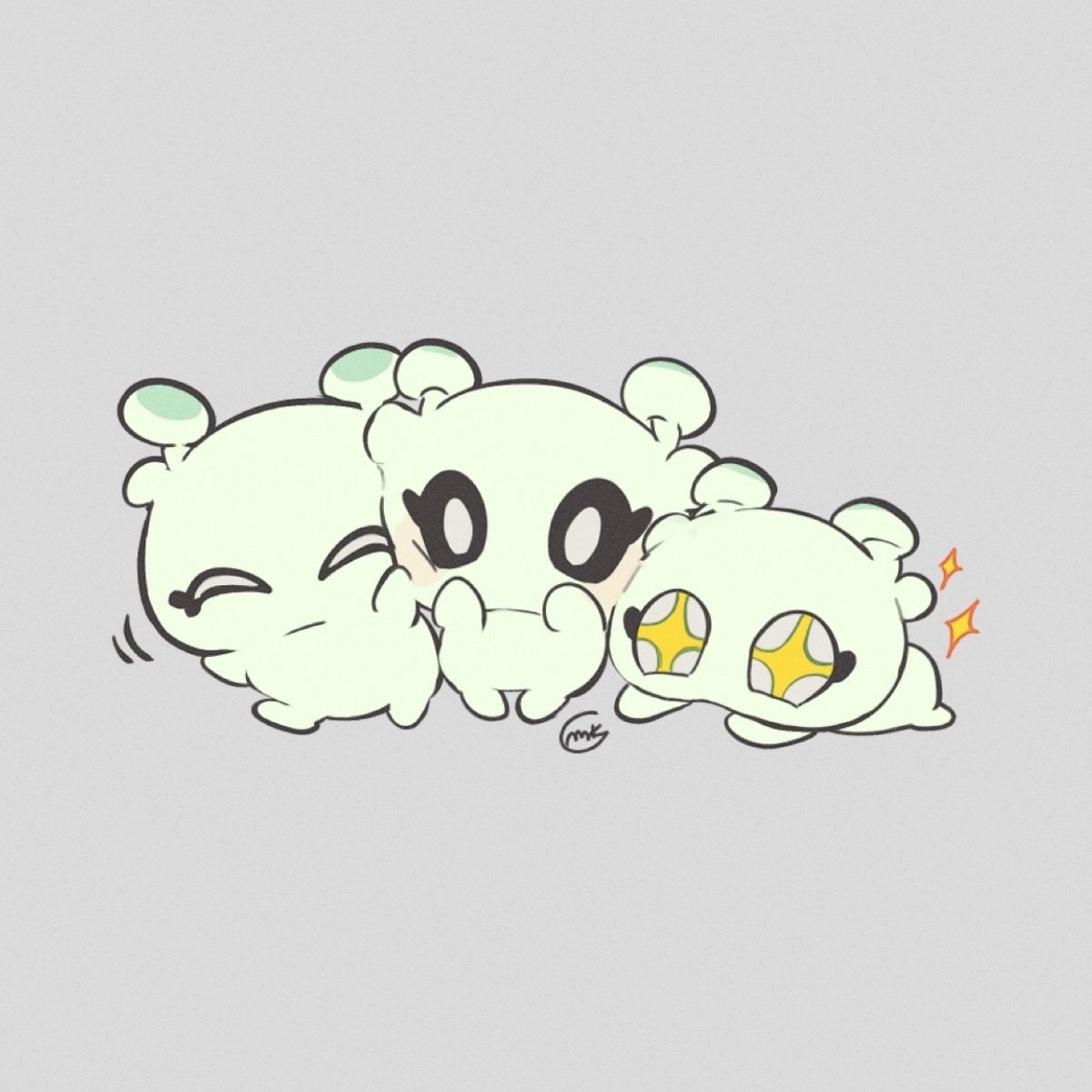 This is a pixiv picture whose title is もちもちお肌.