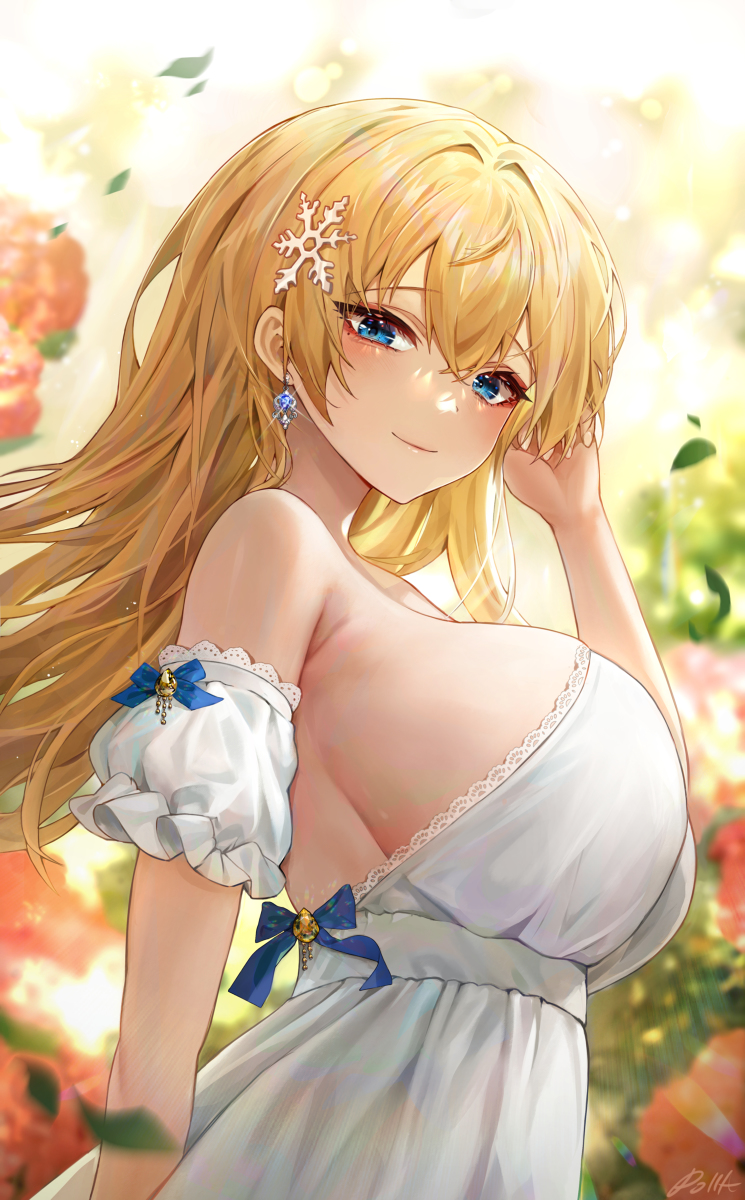 This is a pixiv picture whose title is 💐.