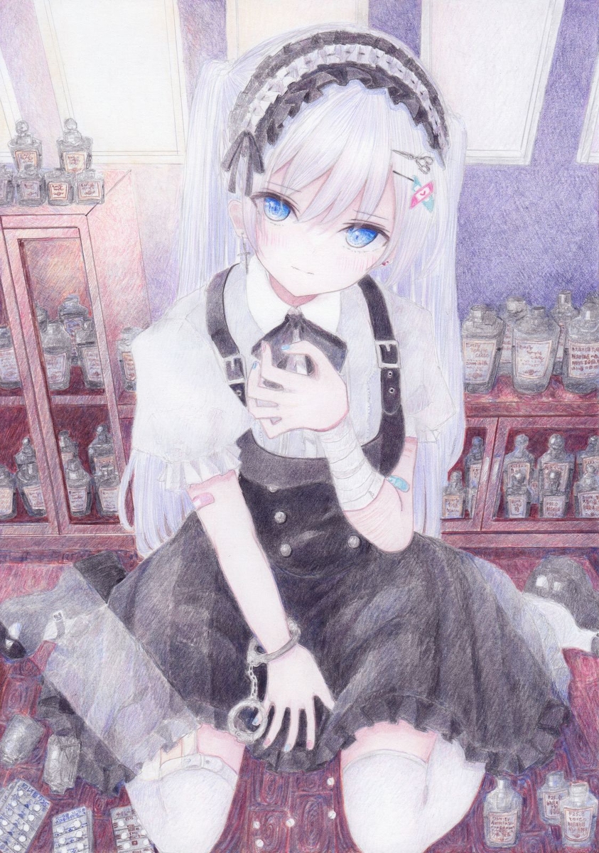 This is a pixiv picture whose title is 病み付き.