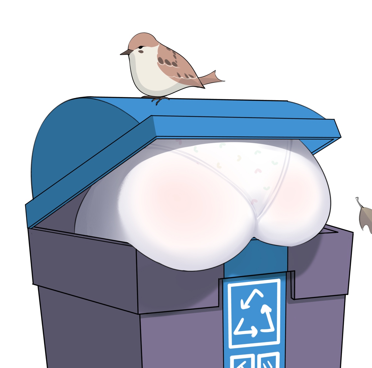 This is a pixiv picture whose title is 放大看看屁股吧.
