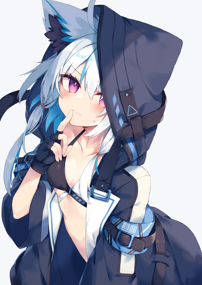 This is a pixiv picture whose title is 「...内緒だよ」.