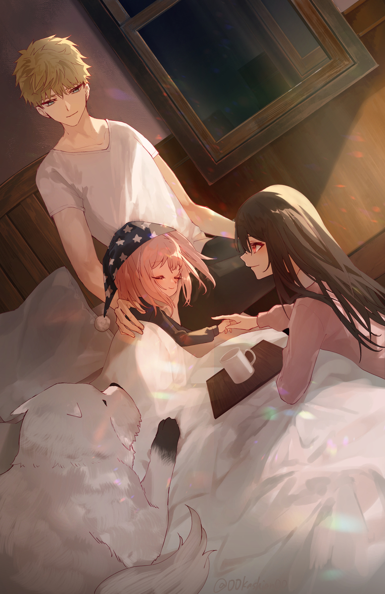This is a pixiv picture whose title is Good night 🌙.