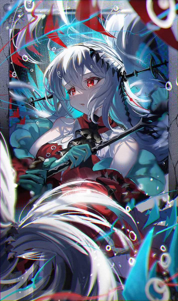This is a pixiv picture whose title is スカジ.