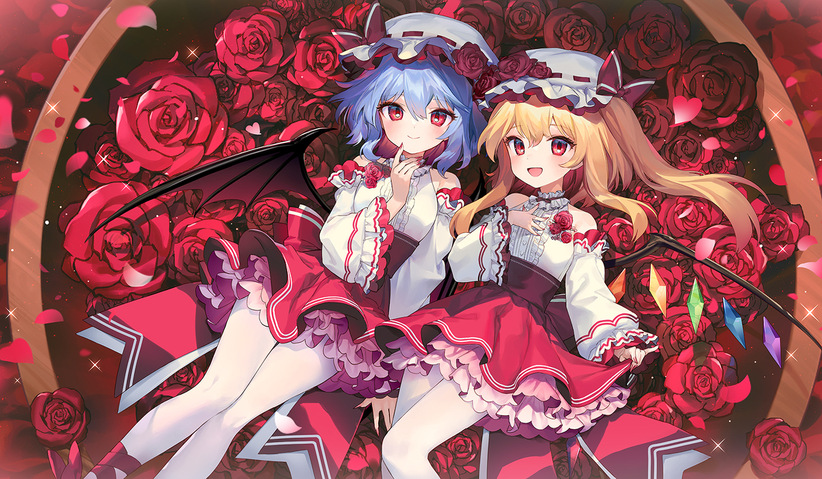 This is a pixiv picture whose title is レミフラ💕.