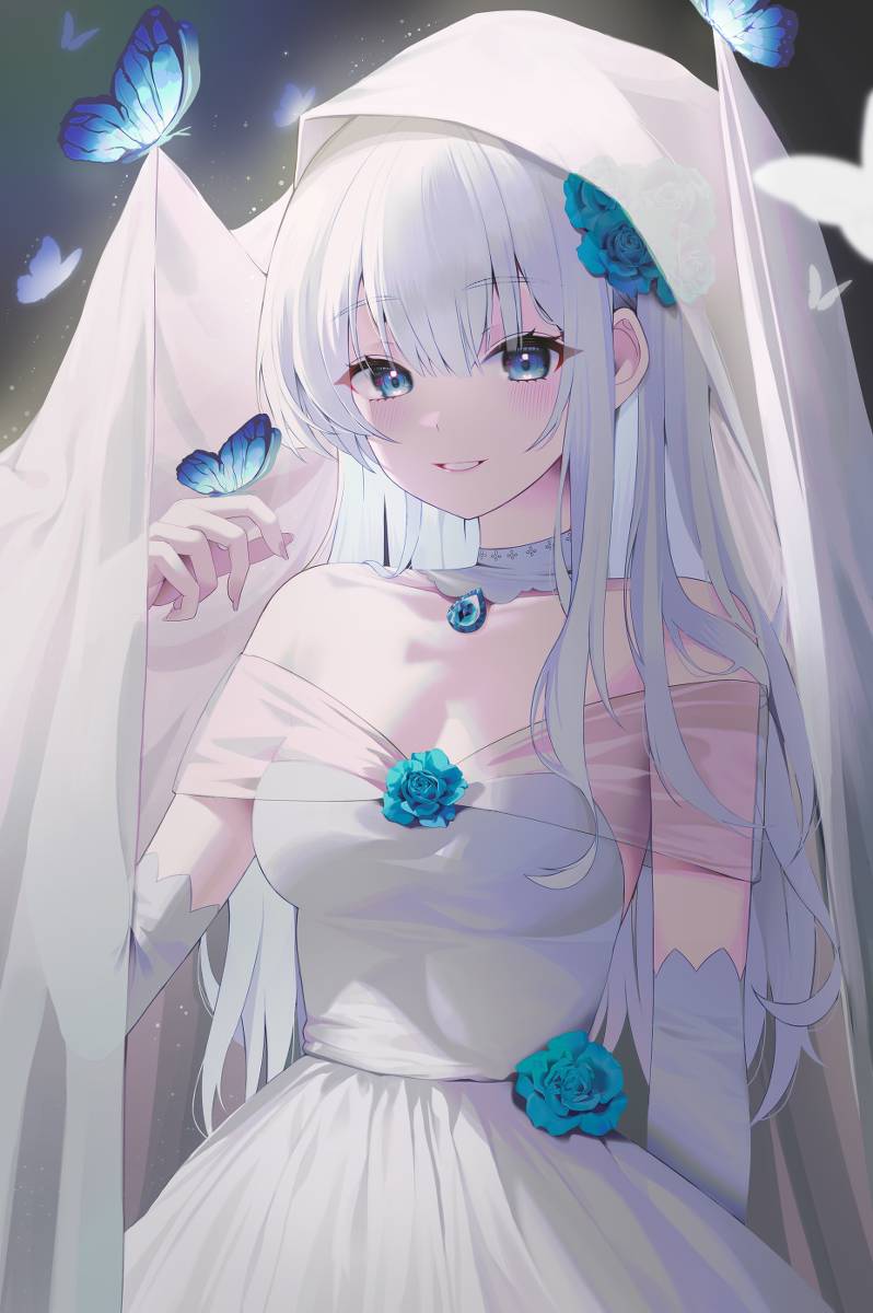 This is a pixiv picture whose title is Wedding.