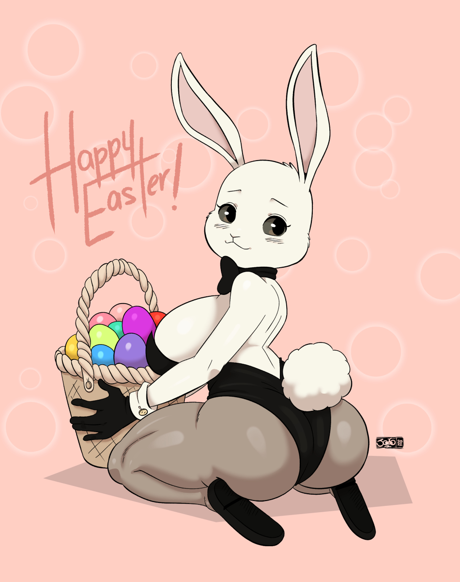 This is a pixiv picture whose title is Easter Haru + Timelapse.