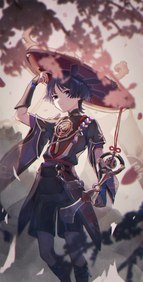 This is a pixiv picture whose title is 国崩.