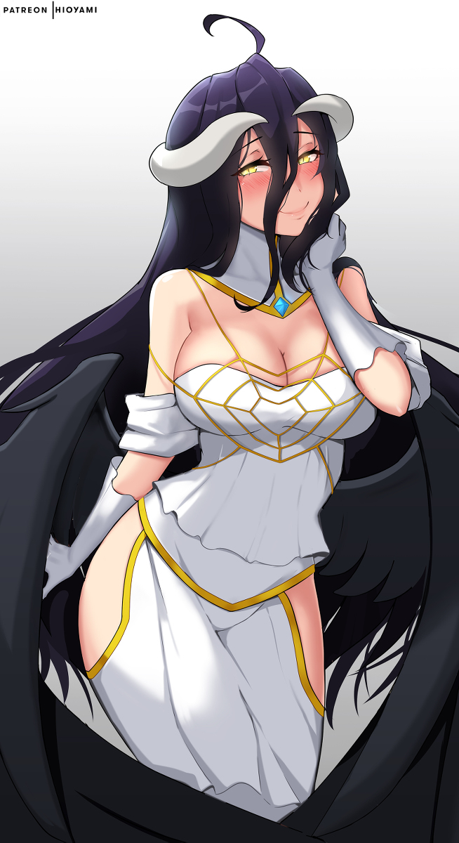 This is a pixiv picture whose title is Albedo.