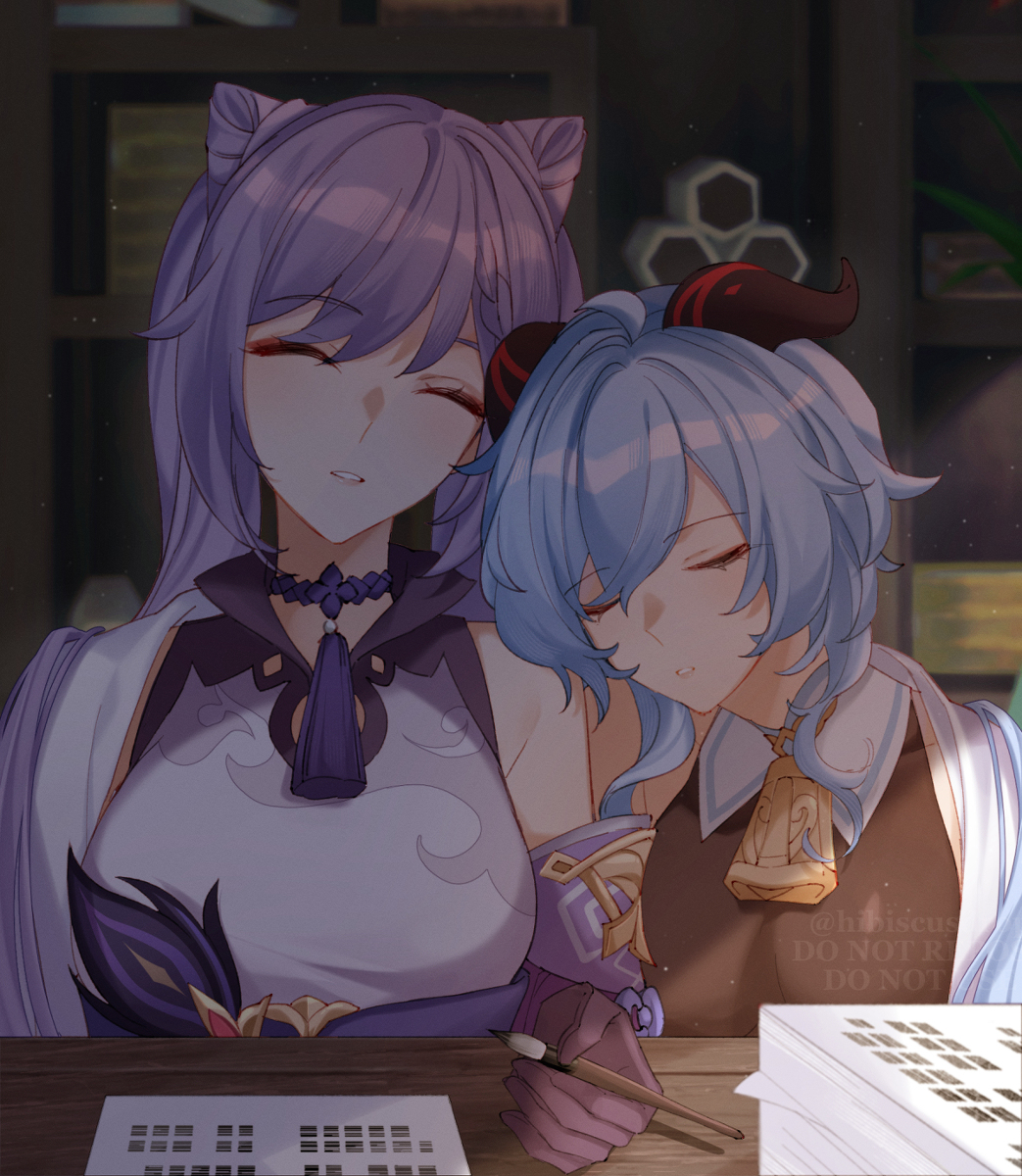 This is a pixiv picture whose title is 残業.