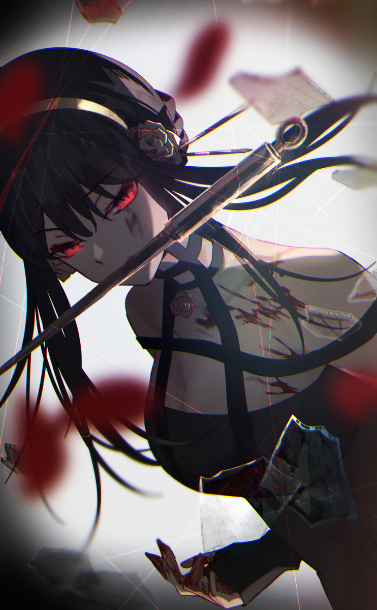 This is a pixiv picture whose title is いばら姫.