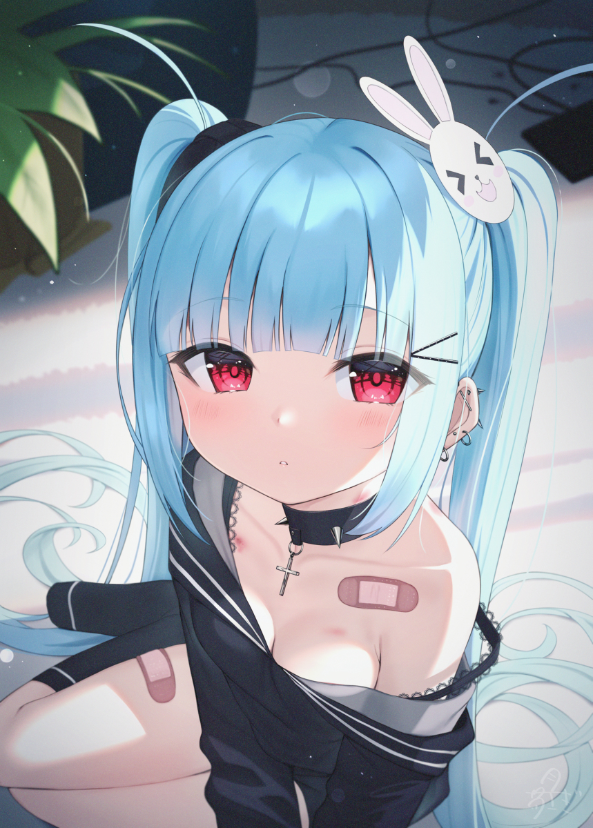 This is a pixiv picture whose title is 「ん…」.