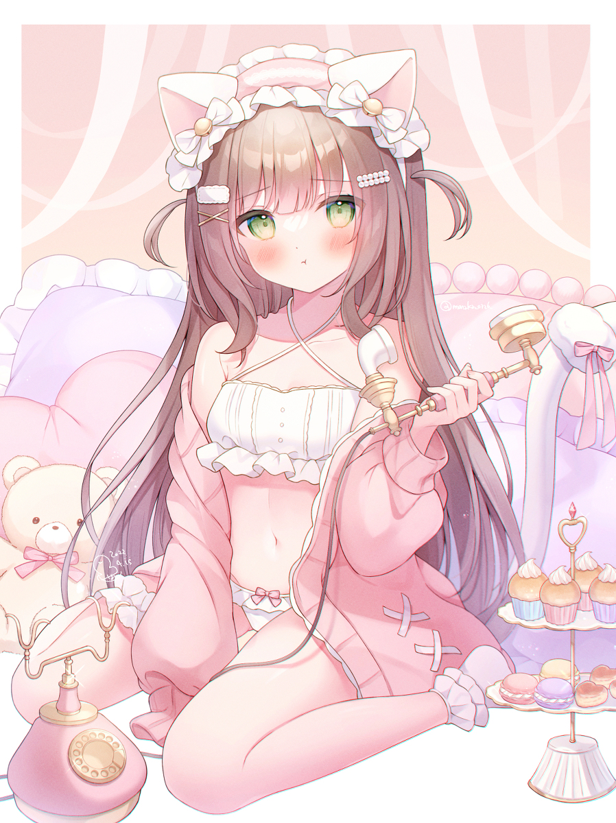 This is a pixiv picture whose title is 🐈💭.