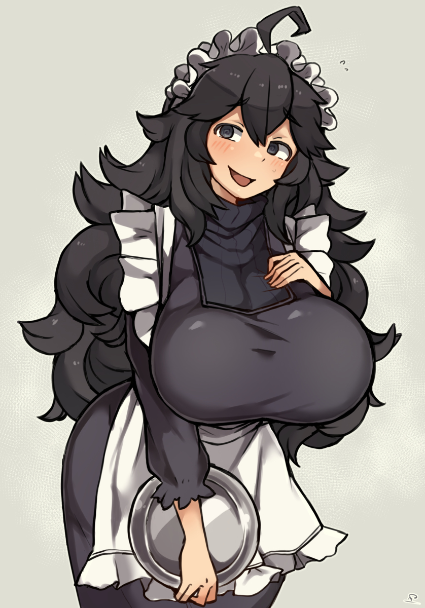 This is a pixiv picture whose title is メイドオカルトマニア.