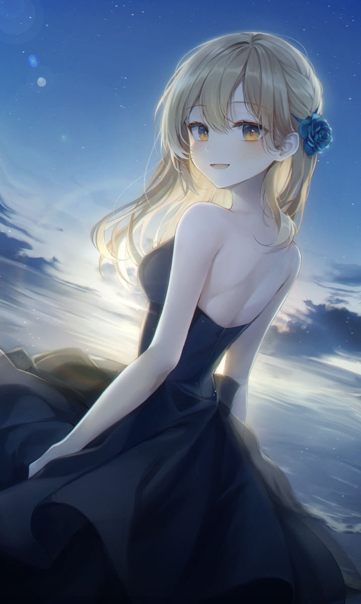 This is a pixiv picture whose title is 暁.