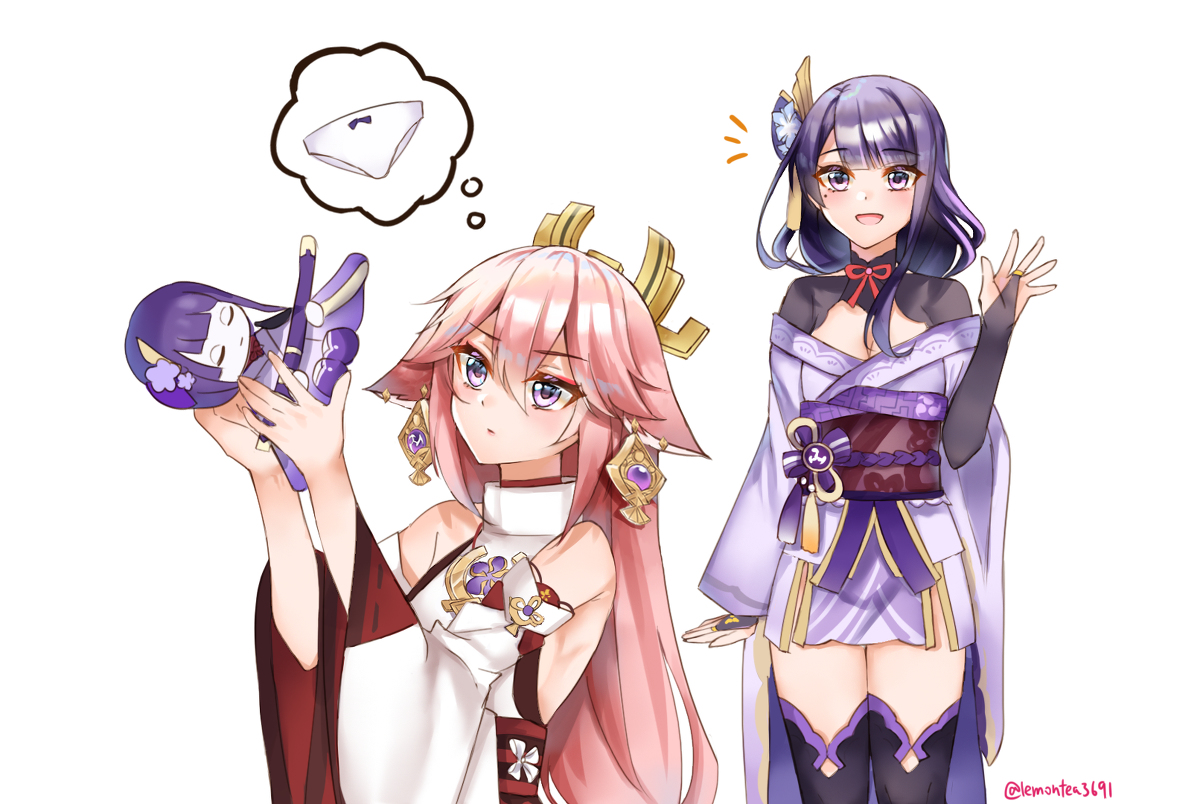 This is a pixiv picture whose title is 「本物…見ますか？」.