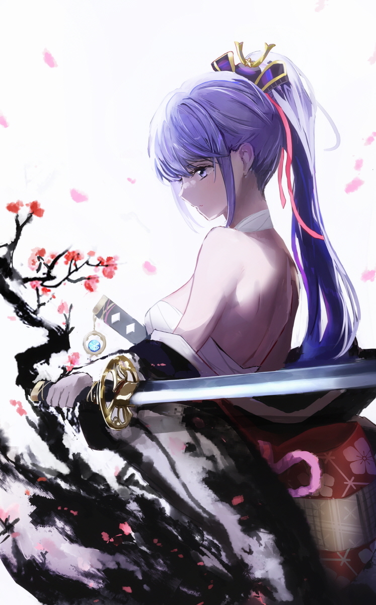 This is a pixiv picture whose title is 白鷺.